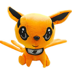 Universal Naruto Gumiho Nine-tailed Fox Stuffed Plush Toy Doll 30cm(Orange)