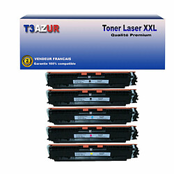 T3AZUR - Lot de 5 Toners compatibles avec Canon 729 pour Canon LBP-7010C, LBP-7018C (Noir+Couleur) 