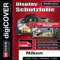 digiCOVER N3343 Film de protection d'écran pour appareil photo Nikon Coolpix S31