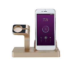 Universal Yyh 2 en 1 porte-cale de charge de charge du chargeur de station de charge pour Apple Watch pour iPhone