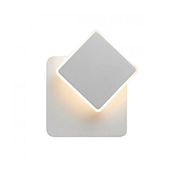 Luminaire Center Applique murale design Senato blanc Coloris : blanc Hauteur en Cm : 5,5 Longueur en Cm : 16 Largeur en Cm : 16 IP : 20 Type d'ampoule : Led intégré Puissance en Watts (W) : 6 Voltage (V)