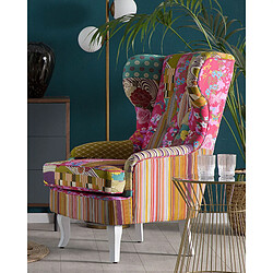 Beliani Fauteuil Rose fushia MOLDE