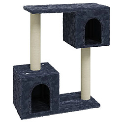 Arbre à chat avec griffoirs,niche pour chat en sisal Gris foncé 60 cm -MN88205