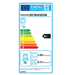 Four intégrable 76l 60 cm a pyrolyse inox - NV7B4430ZAS - SAMSUNG