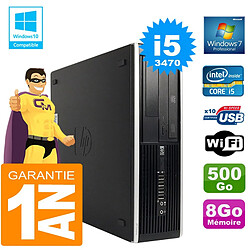 PC HP Compaq 8300 SFF Core I5-3470 Ram 8Go Disque 500 Go Graveur DVD Wifi W7 · Occasion 