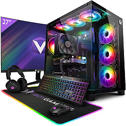 Vibox VII-16 PC Gamer Vibox VII-16 PC Gamer - 27" Écran Pack - Intel i7 14700F Processeur 5.2GHz - Nvidia RTX 3060 OC 12Go - 16Go RAM - 1To NVMe M.2 SSD - 700W PSU - Windows 11 - WiFi