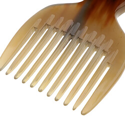 Avis Peigne Brosse Afro Large Dent en Corne Cheveux Poignee Pour Boucles Coiffure