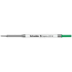 Schneider Novus Schneider Lot de 10 recharges grande capacité pour stylos à bille à encre permanente Express 225 mine M (Vert)