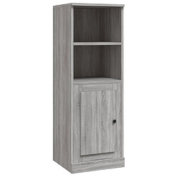 Maison Chic Buffet,Meuble de Rangement,commode pour salon,Cuisine sonoma gris 36x35,5x103,5 cm bois d'ingénierie -MN74145