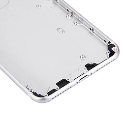 Wewoo Coque arrière argent pour iPhone 7 Plus couverture arrière + porte-cartes + touche de contrôle du volume + bouton d'alimentation + de vibreur interrupteur muet couvercle du boîtier Assemblée complète pièce détachée 5 en 1 pas cher