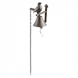 Esschert Design Cloche en fonte oiseau