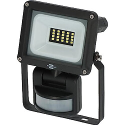 Brennenstuhl 1171250142 JARO 1060P (Spot Mural LED pour extérieur IP65, 10 W, 1150 LM, 6500 K, avec détecteur de Mouvement et capteur crépusculaire), Noir