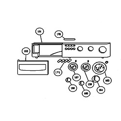 Bluesky FACADE LL BAC PRODUIT REP 153 FACADE LL BAC PRODUIT REP 153 pour LAVE LINGE BLUESKY - 34160