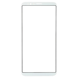 Wewoo Pièce Détachée Vitre Écran avant pour OPPO R11s (blanc)