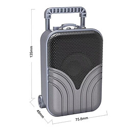 Avis Yonis Mini Enceinte Bluetooth Portable Trolley Retro Noir Son Immersif