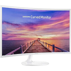 ECRAN 32'' C32F391 SAMSUNG BLANC Moniteur LED incurvÃ© FULL HD 1920 x 1080 Full HD Temps de rÃ©ponse 4 ms Blanc Brill