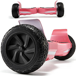 YOMME MOBILITÉ Hoverboard 8.5 Pouces Tout-Terrain - Rose Hoverboard 8.5 Pouces Tout-Terrain Avec Sac Et Télécommande - Puissance 700W - Rose