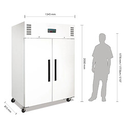 Armoire Réfrigérée Négative 1200 L - GN 2 Portes - Polar