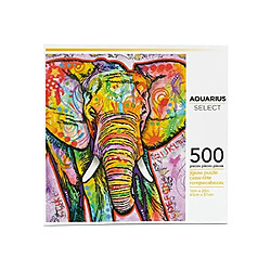 AQUARIUS Dean Russo Elephant Puzzle (Puzzle 500 piAces) - Sans reflets - Ajustement prAcis - Marchandises et objets de collection Dean Russo sous licence officielle - 16 x 20 pouces