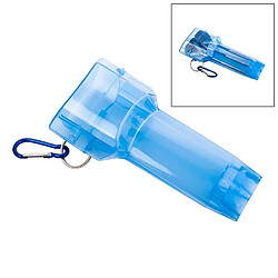 Wewoo Sport Portable Dart Box En Transparent et bleu Plastique Conteneur De Stockage Fléchettes Cas avec Clé Boucle