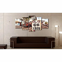 Paris Prix Tableau Imprimé California Vintage Style 100 x 200 cm