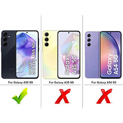 Acheter Coque Silicone Transparente + 2 Verres Trempes Pour Samsung Galaxy A55 5G Little Boutik©