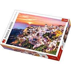 Trefl Puzzle-Sunset Over Santorini en Grèce-1000 Pièces, 10435 