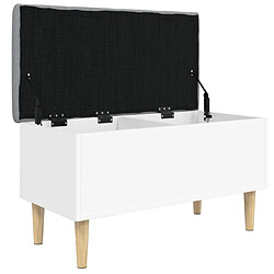 Acheter Maison Chic Banc de rangement | Meuble de rangement d'Entrée | Coffres d'Intérieur blanc 82x42x46 cm bois d'ingénierie -MN81171