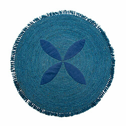 Tapis Thai Natura Shumak Bleu 200 x 200 cm