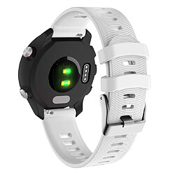 Acheter Wewoo Bracelet pour montre connectée de en silicone Smartwatch Garmin Forerunner 245 blanc