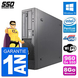 PC Fujitsu Esprimo E500 E85+ DT Intel G630 RAM 8Go SSD 960Go Windows 10 Wifi · Occasion 