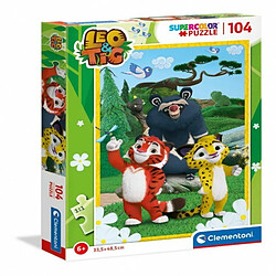 Avis Clementoni Supercolor Leo &Tig-104 pièces, 6 Ans Enfant, Puzzle Dessin animé-fabriqué en Italie, 27547, Multicolore