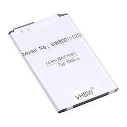 vhbw Li-Ion Batterie 1900mAh (3.8V) pour téléphone portable Smartphone LG Sporty D213, D213N, L50 comme BL-41ZH. 