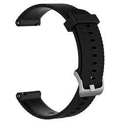 Wewoo Bracelet pour montre connectée en silicone Smart Watch POLAR Vantage M 22cm Noir 