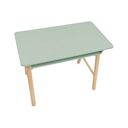 Avis Mobili Rebecca Bureau pour enfants Rebecca Mobili Luan 70x90x50 MDF Pin Vert d'eau Marron