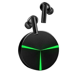 Chrono Écouteurs sans fil, écouteurs sans fil Bluetooth étanches avec étui de chargement pour microphone pour l'entraînement en cours de voyage(noir) 