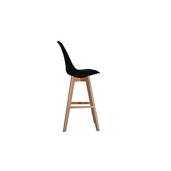 Tabouret DKD Home Decor 57,5 x 50,5 x 109 cm Noir Polyuréthane Hêtre