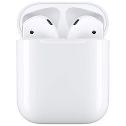 Apple AirPods 2 écouteurs sans fil (Bluetooth) - Boitier de Charge Classique - Blanc