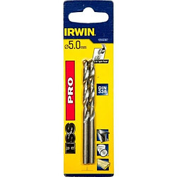 Irwin 10502387 Jeu de 2 Forets HSS Pro taillé meulé 5,0 x 86 mm