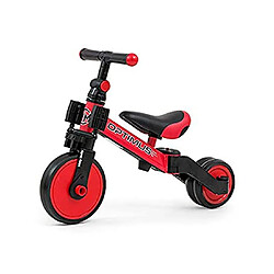 Milly Mally Ride On - Vélo 3en1 Optimus Rouge