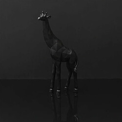 Acheter Paris Prix Statuette Déco Girafe Origami 40cm Noir