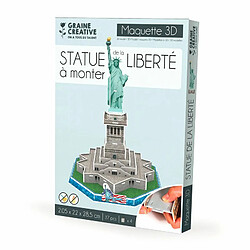 Graines Creatives Maquette Statue de la Liberté à construire soi-même