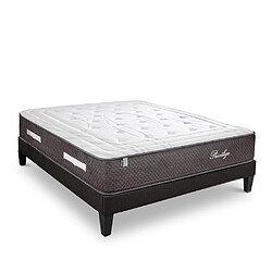 Bellecour Ensemble Privilège Ensemble PRIVILEGE 140x200 cm | Matelas Ressorts ensachés + Sommier Bois