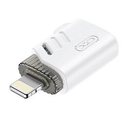 XO Adaptateur OTG USB vers iPhone Lightning Charge Transfert de Données Blanc