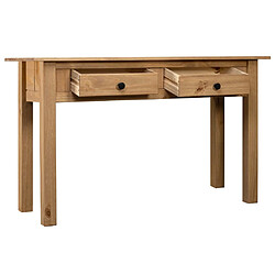 Avis Maison Chic Table console | Meuble d'entrée | Table d'appoint 110x40x72 cm Pin solide Gamme Panama -GKD69877