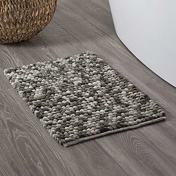 Sealskin Tapis de bain Vintage 50x80 cm Gris foncé et blanc