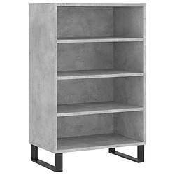 Maison Chic Buffet,Meuble de Rangement,commode pour salon,Cuisine gris béton 57x35x90 cm bois d'ingénierie -MN93534