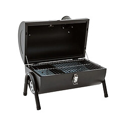 Habitat Et Jardin Barbecue charbon portable Captain - 42 x 27 x 43 cm - Noir