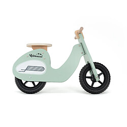 Moto d'Enfant Sans Pédales Montessori Robincool Motorbike 73x27x51 cm Draisienne en Bois Écologique Couleur Vert 