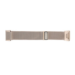 Wewoo Bracelet montre en métal pour Fitbit Charge 3 (or Vintage)